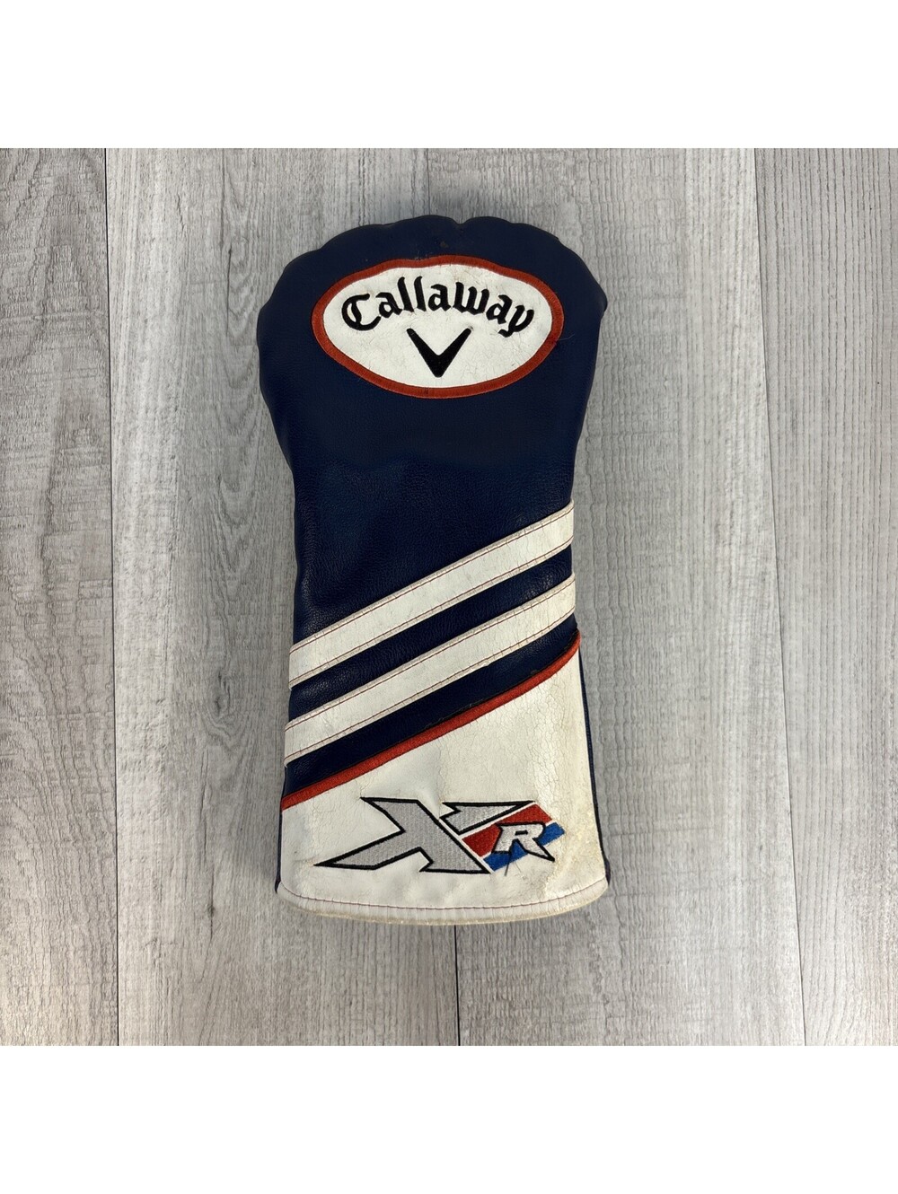 Callaway XR Driver Headcover Navy White Red OEM 2015 Head Cover Used
